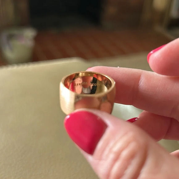 Kendra Scott Rose Gold and CZ Band Ring - Picture 4 of 4